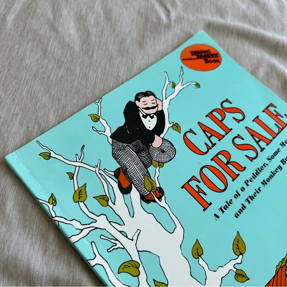 Vintage 1940 Caps for Sale by Esphyr Slobodkina Read-Aloud Picture Book